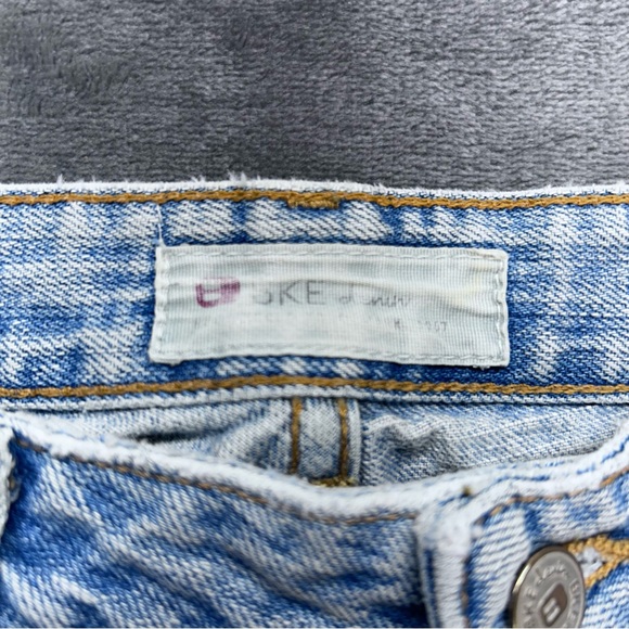 BKE Denim Jeans Women's 28x31.5 Liberty Flare Leg Distressed Low Rise Light Wash - Picture 5 of 16